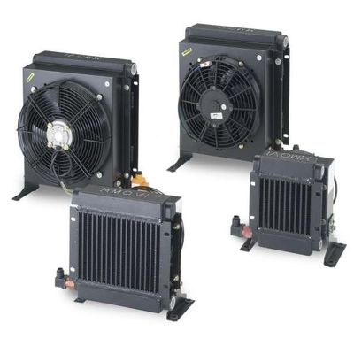 Enerji Tasarruflu Hidrolik Yağ Isı Eşanjörü SPAL Fan 12V - 24V Tarım Makinaları İçin